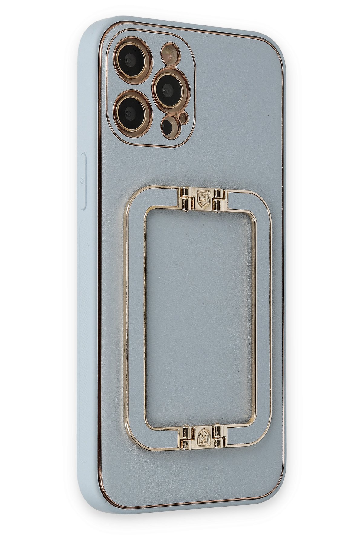 Newface iPhone 12 Pro Max Rainbow Kamera Lens Koruma Cam - Mavi