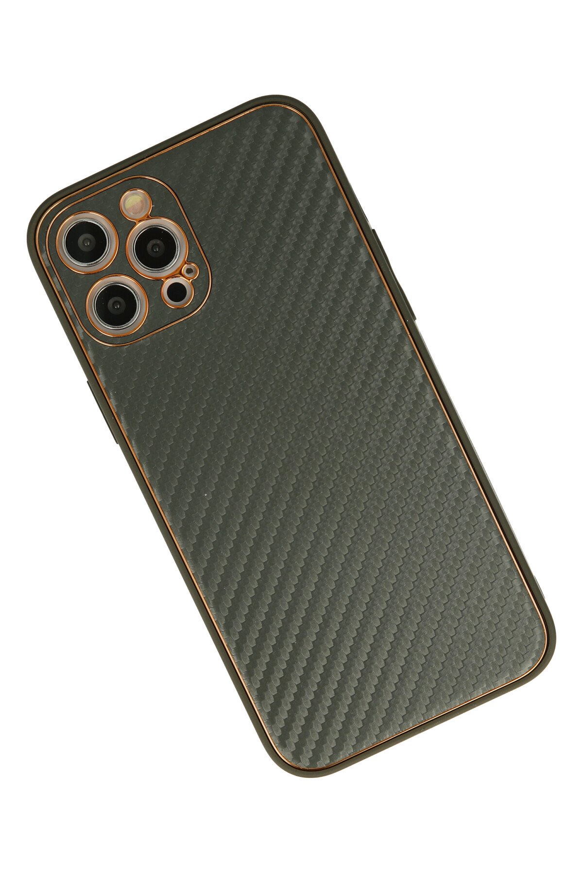 Newface iPhone 12 Pro Max Kılıf Volet Silikon - Açık Yeşil