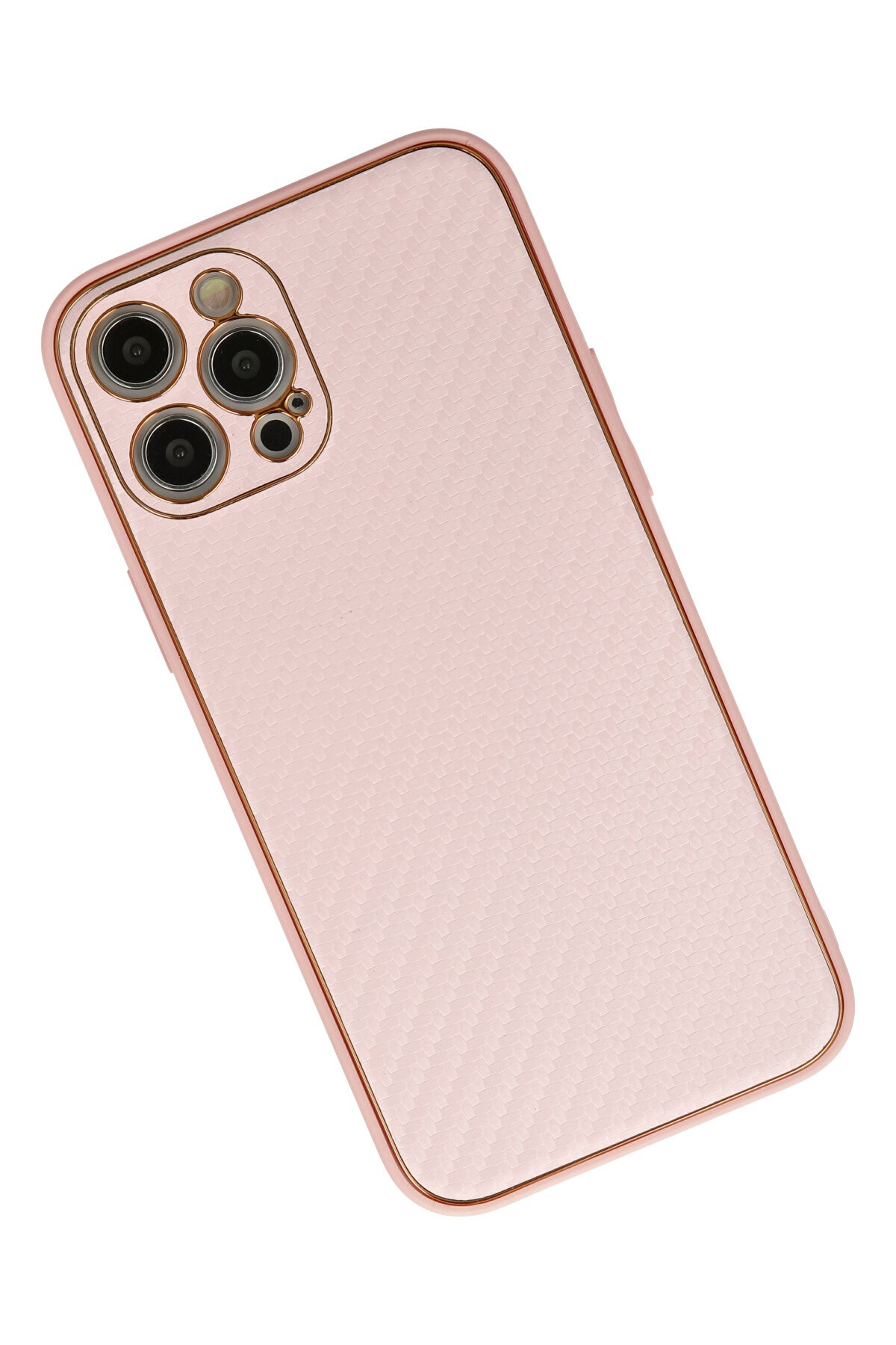 Newface iPhone 12 Pro Max Kılıf Coco Deri Standlı Kapak - Sarı