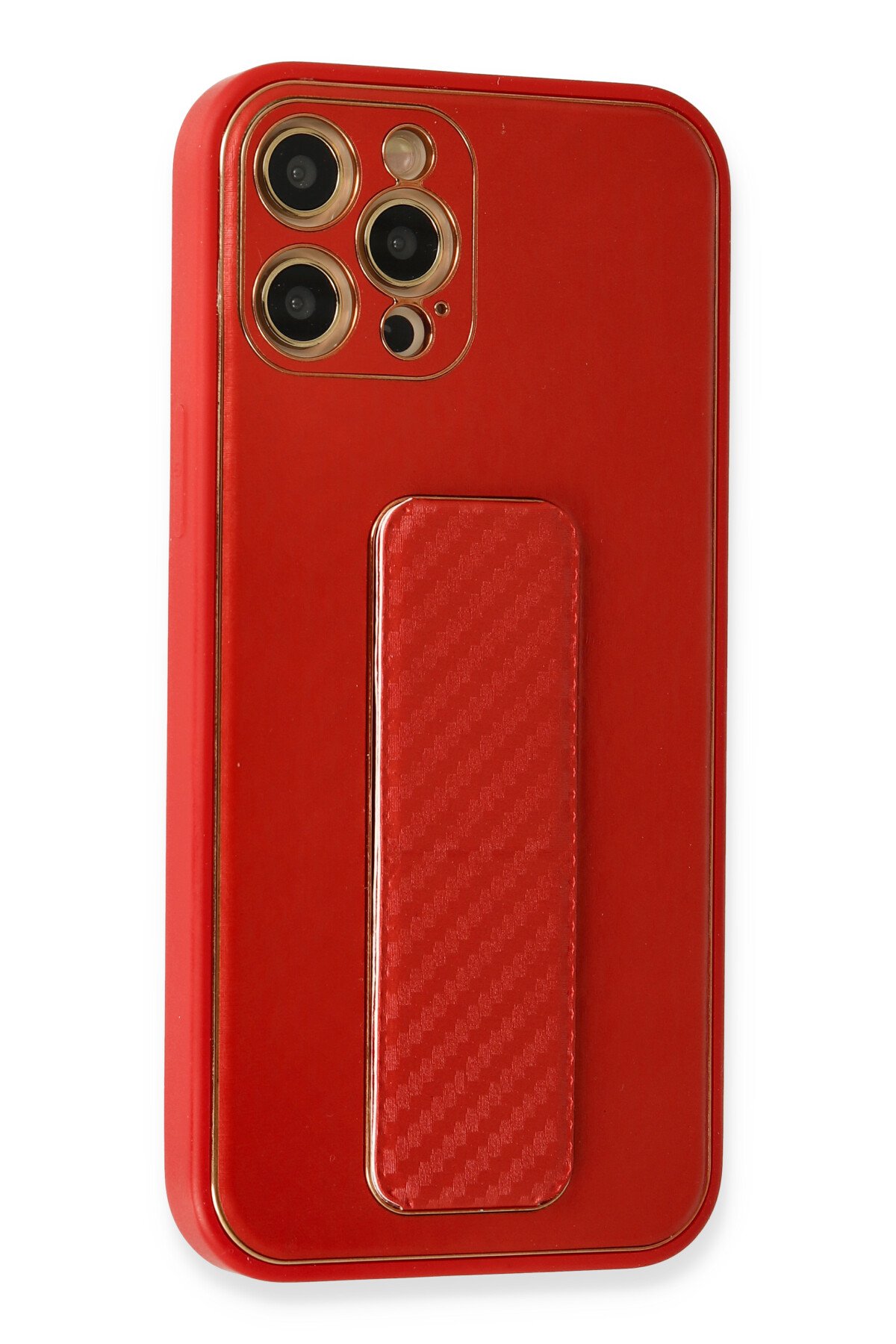 Newface iPhone 12 Pro Max Kılıf Kelvin Kartvizitli Silikon - Derin Mor