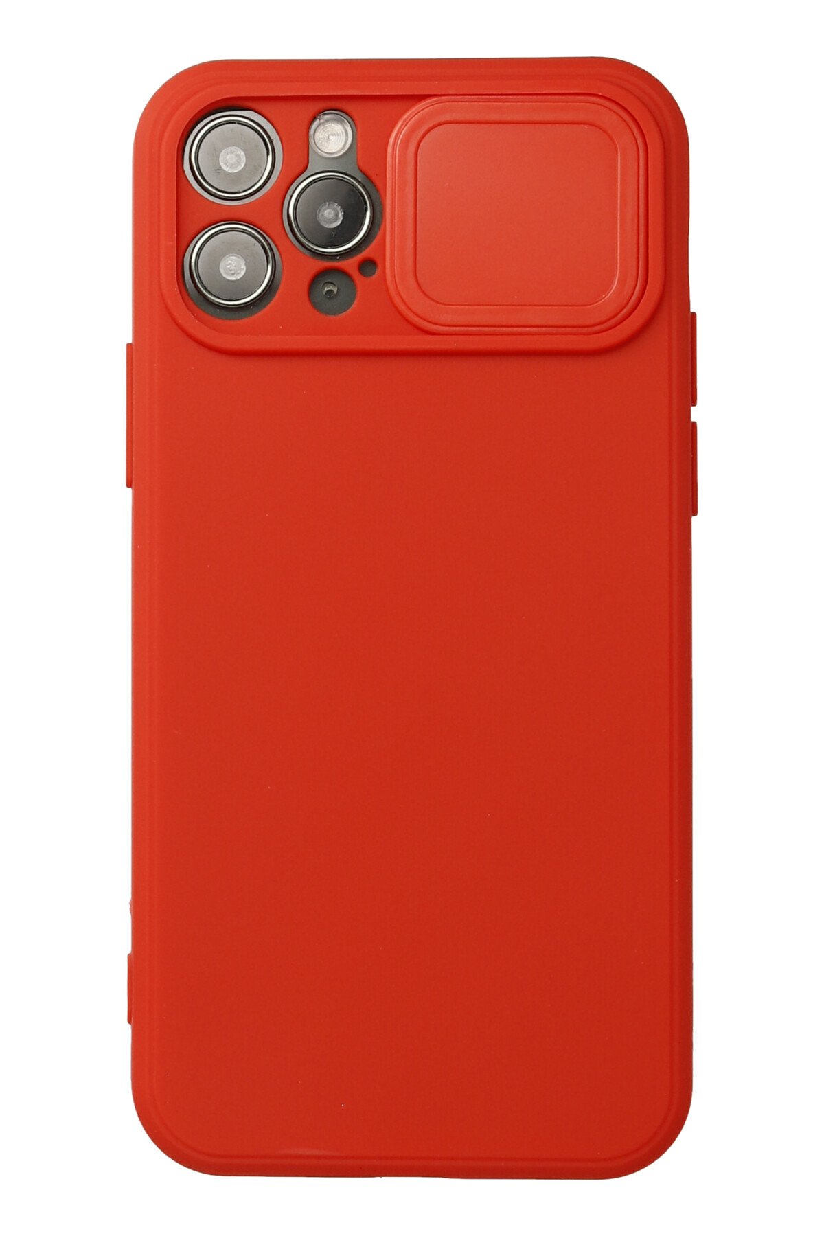 Newface iPhone 12 Pro Max Kılıf Range Yüzüklü Silikon - Siyah