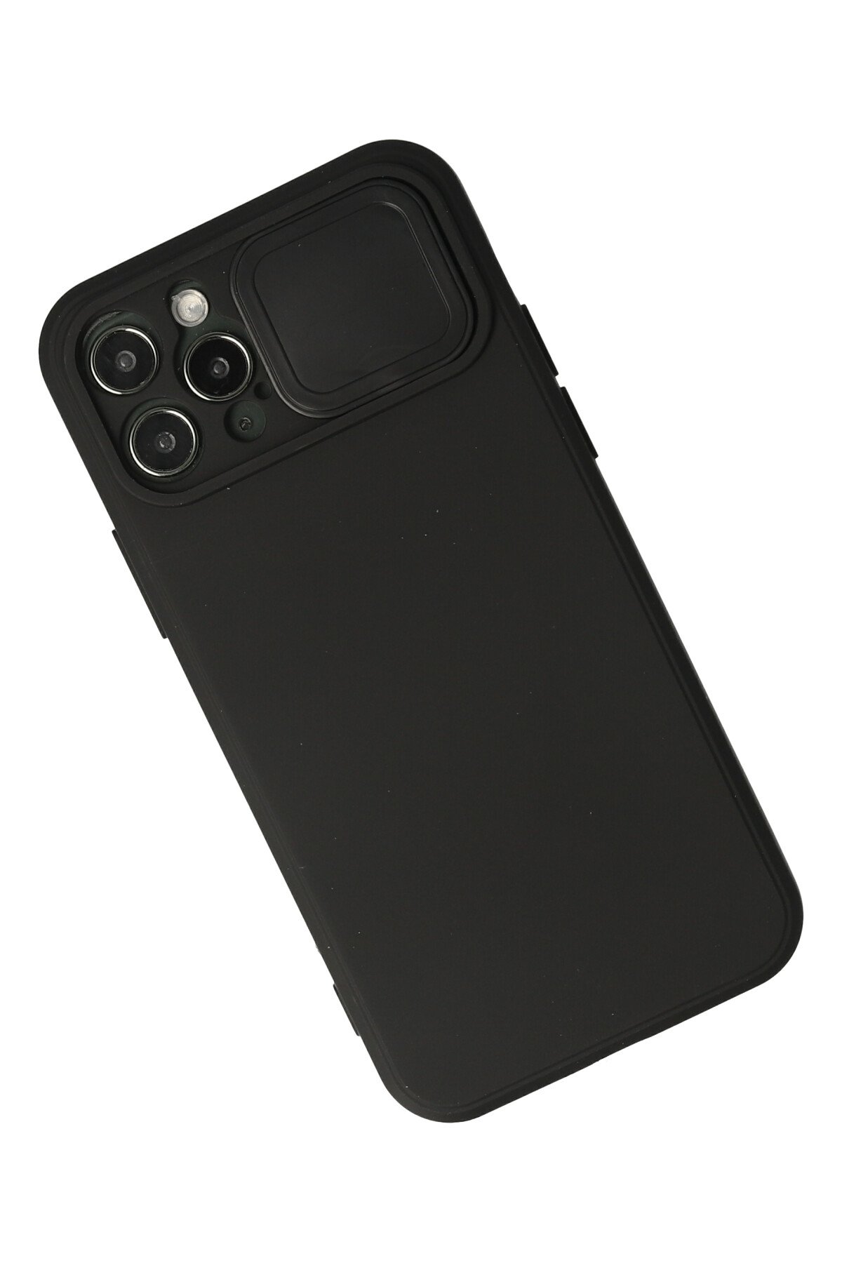 Newface iPhone 12 Pro Max Kılıf Sofya Yüzüklü Silikon Kapak - Gold