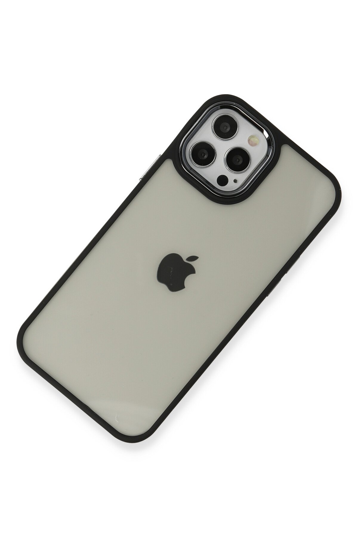 Newface iPhone 12 Pro Max Kılıf Gros Yüzüklü Silikon - Mavi