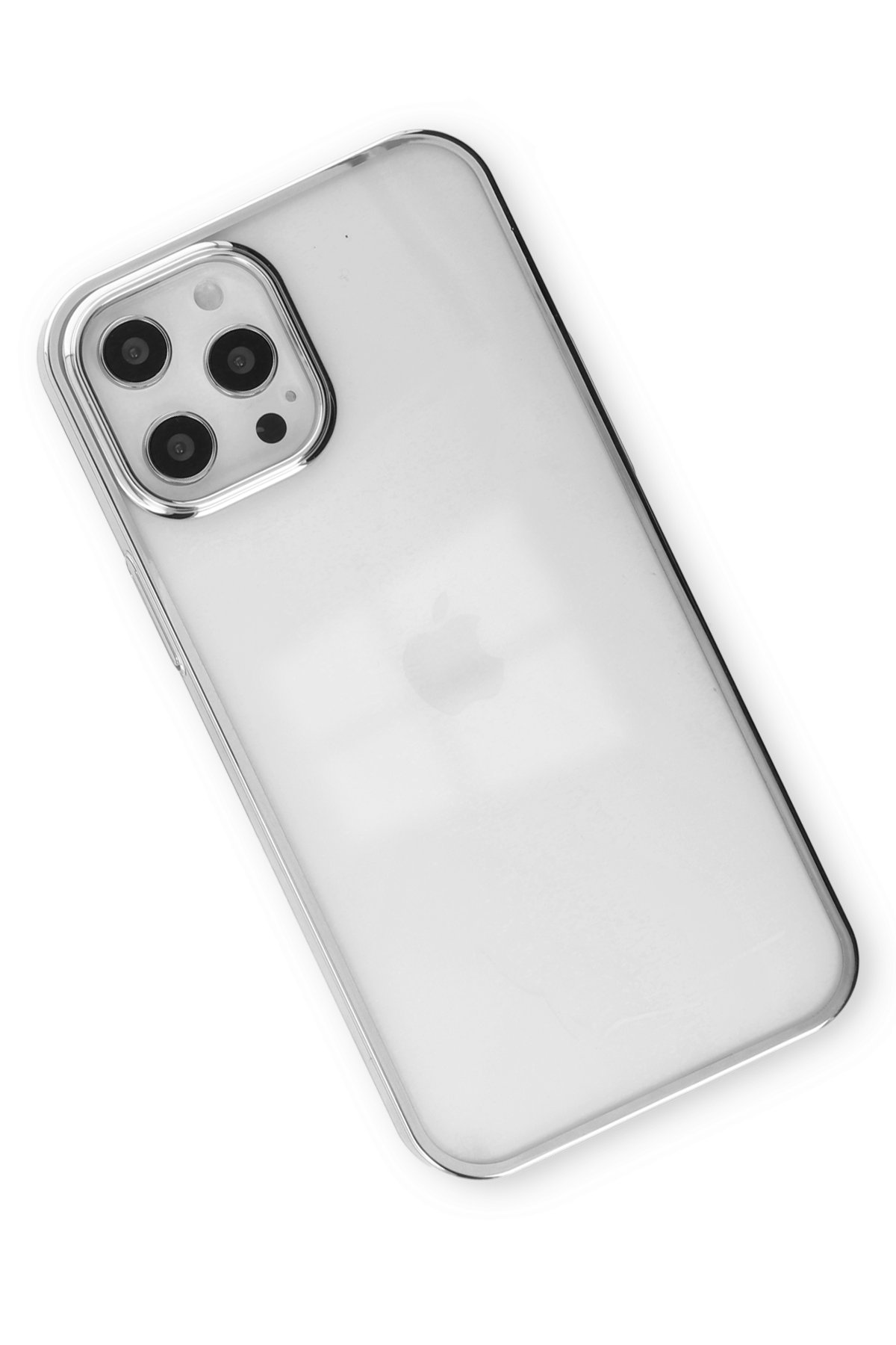 Newface iPhone 12 Pro Max Kılıf Esila Silikon - Beyaz