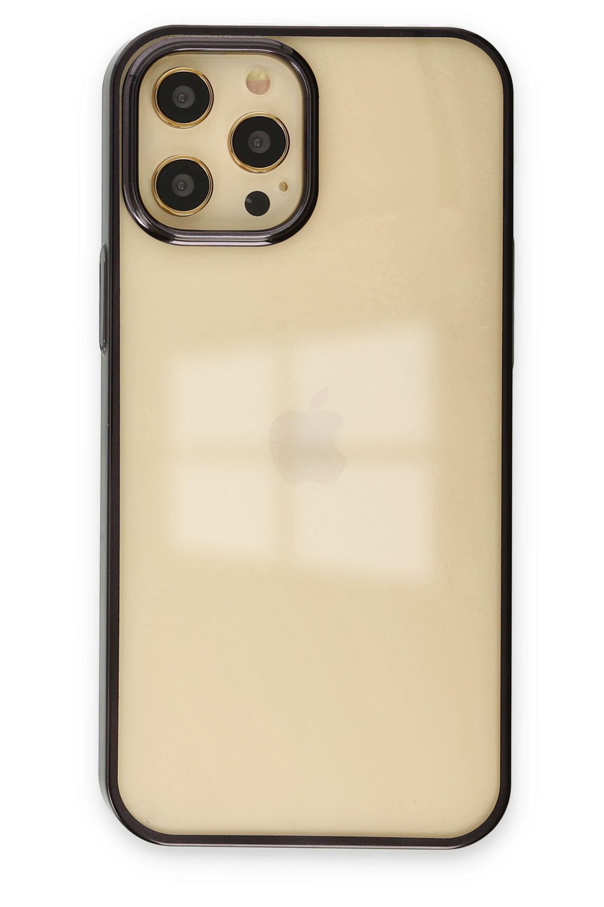 Newface iPhone 12 Pro Max Kılıf Tank Silikon Kapak - Siyah