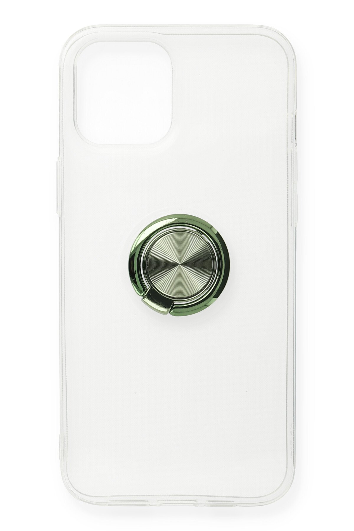 Newface iPhone 12 Pro Max Kılıf Simli Katmanlı Silikon - Kırmızı