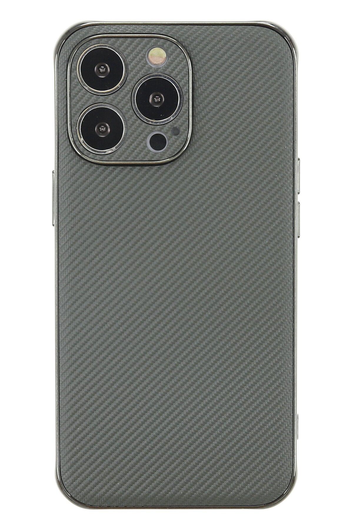 Newface iPhone 12 Pro Max Kılıf Mega Standlı Silikon - Siyah
