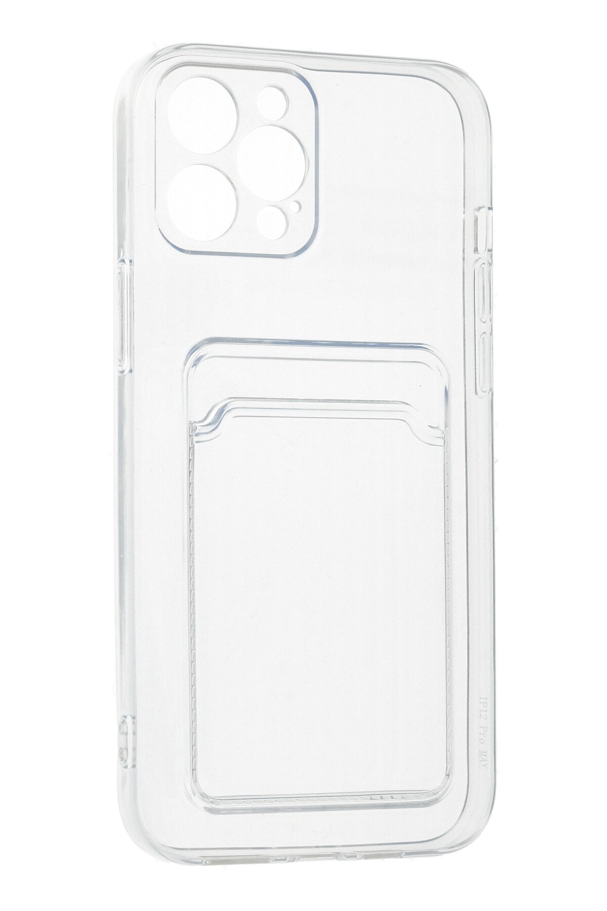 Newface iPhone 12 Pro Max Kılıf Volet Silikon - Kırmızı