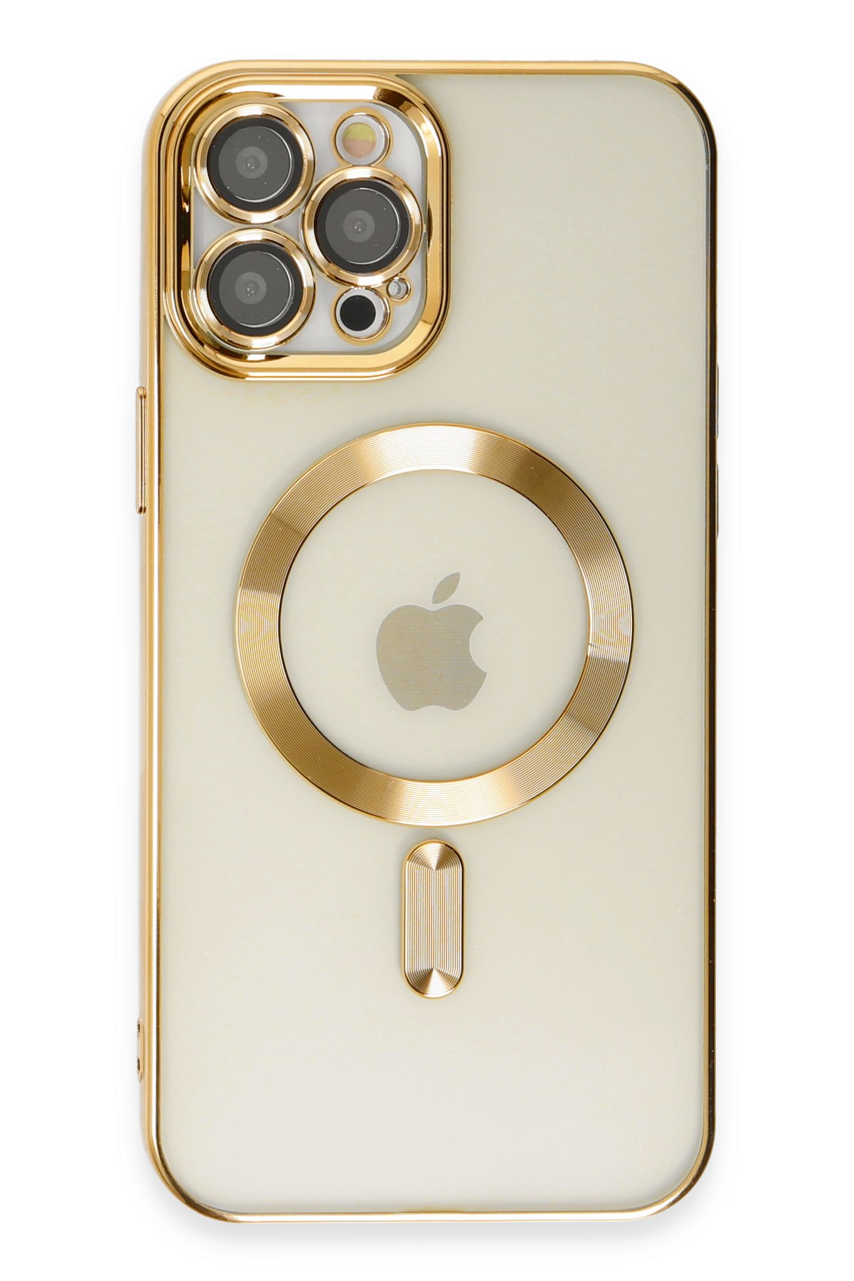Newface iPhone 12 Pro Max Metal Kamera Lens Koruma Cam - Açık Yeşil
