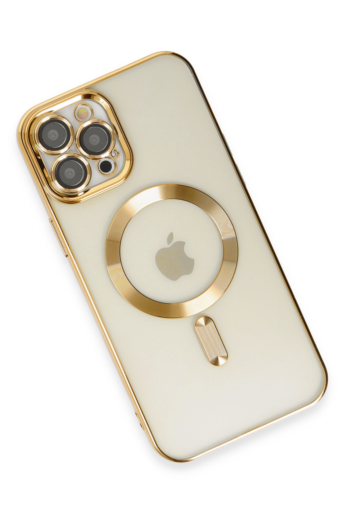 Newface iPhone 12 Pro Max Metal Kamera Lens Koruma Cam - Açık Yeşil