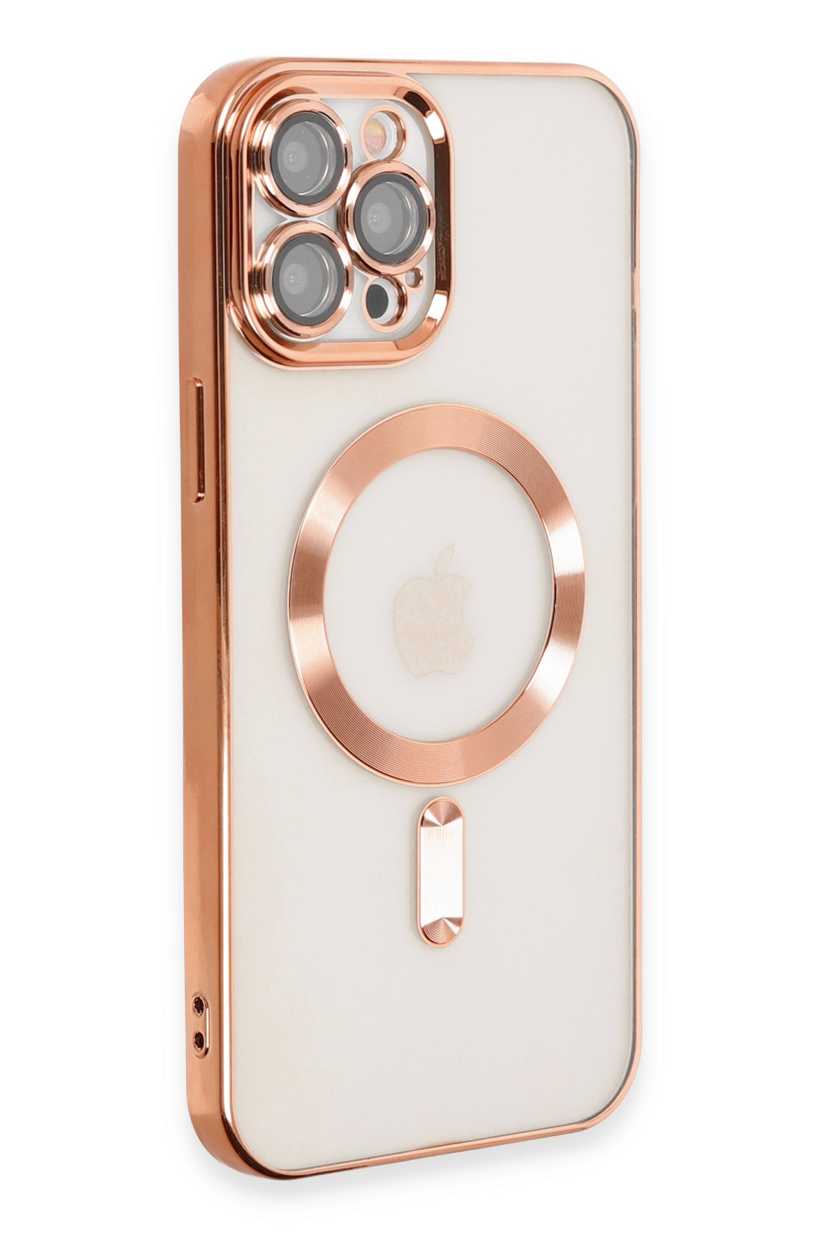Newface iPhone 12 Pro Max Valdez Metal Kamera Lens - Mavi