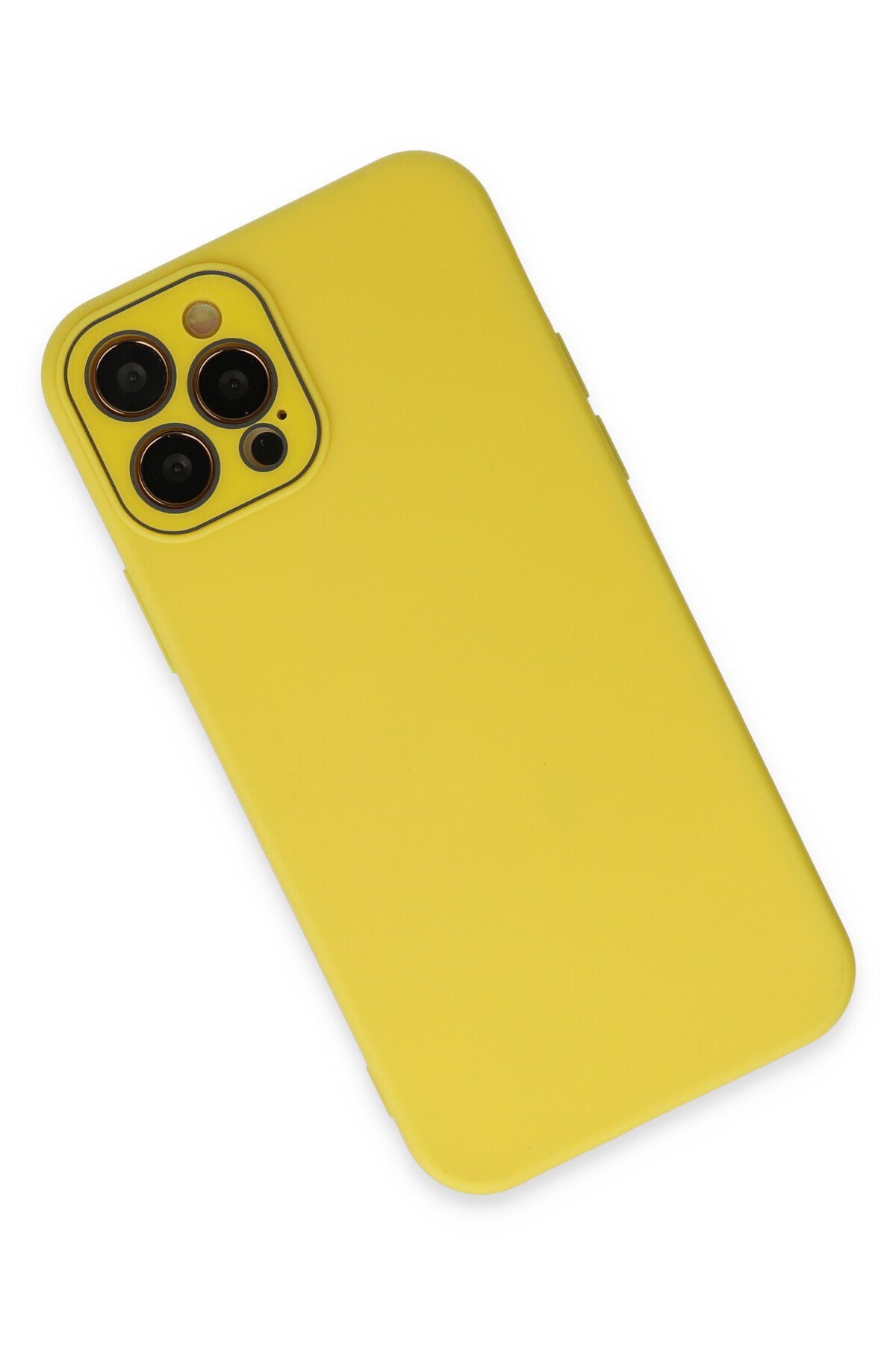 Newface iPhone 12 Pro Max Kılıf Asya Deri Silikon - Kahverengi