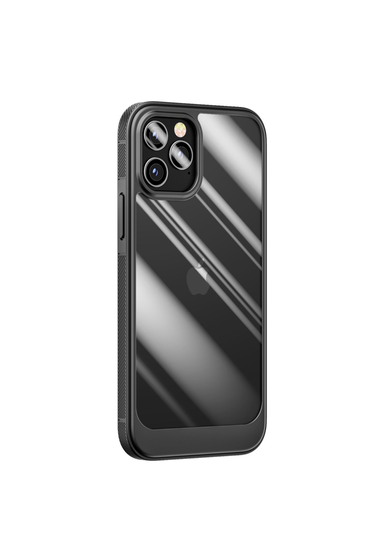 Newface iPhone 12 Pro Max Kılıf Coco Karbon Standlı Kapak  - Pembe