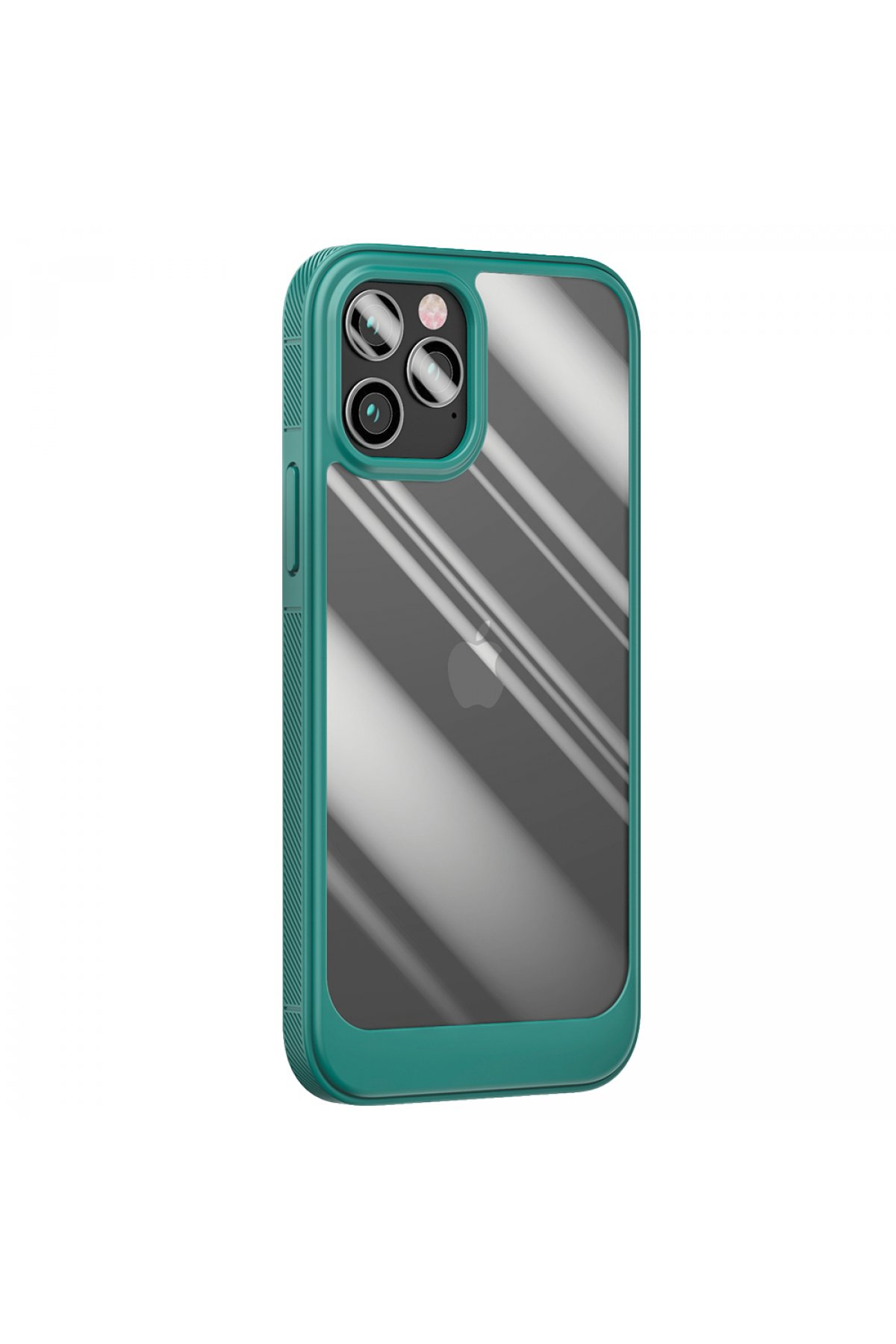 Newface iPhone 12 Pro Max Kılıf Montreal Yüzüklü Silikon Kapak - Kırmızı