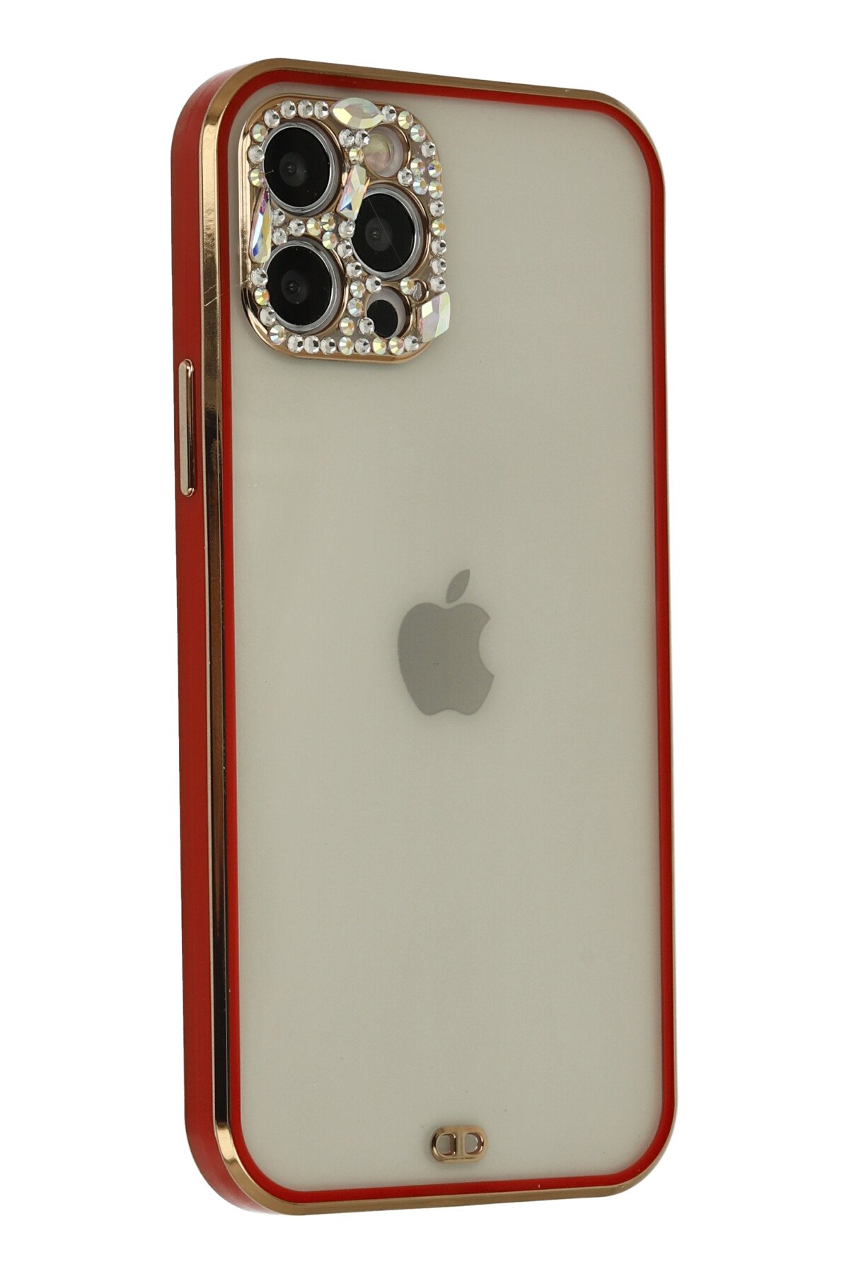 Newface iPhone 12 Pro Max Kılıf Montreal Silikon Kapak - Kırmızı