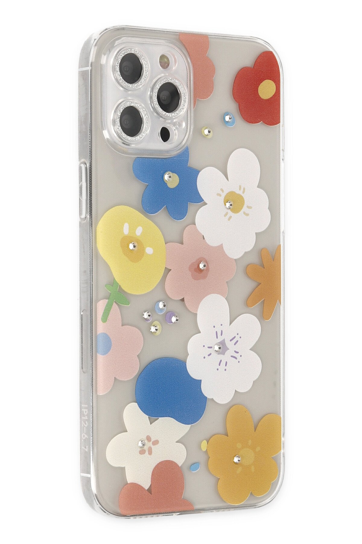 Newface iPhone 12 Pro Max Kılıf Lansman Glass Kapak - Sky Blue