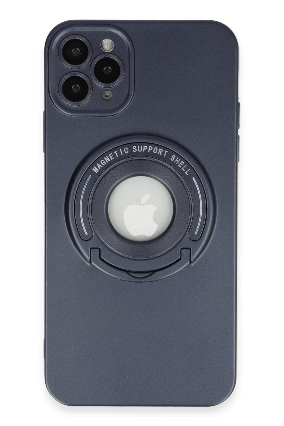 Newface iPhone 12 Pro Max Kılıf Nano içi Kadife  Silikon - Turuncu