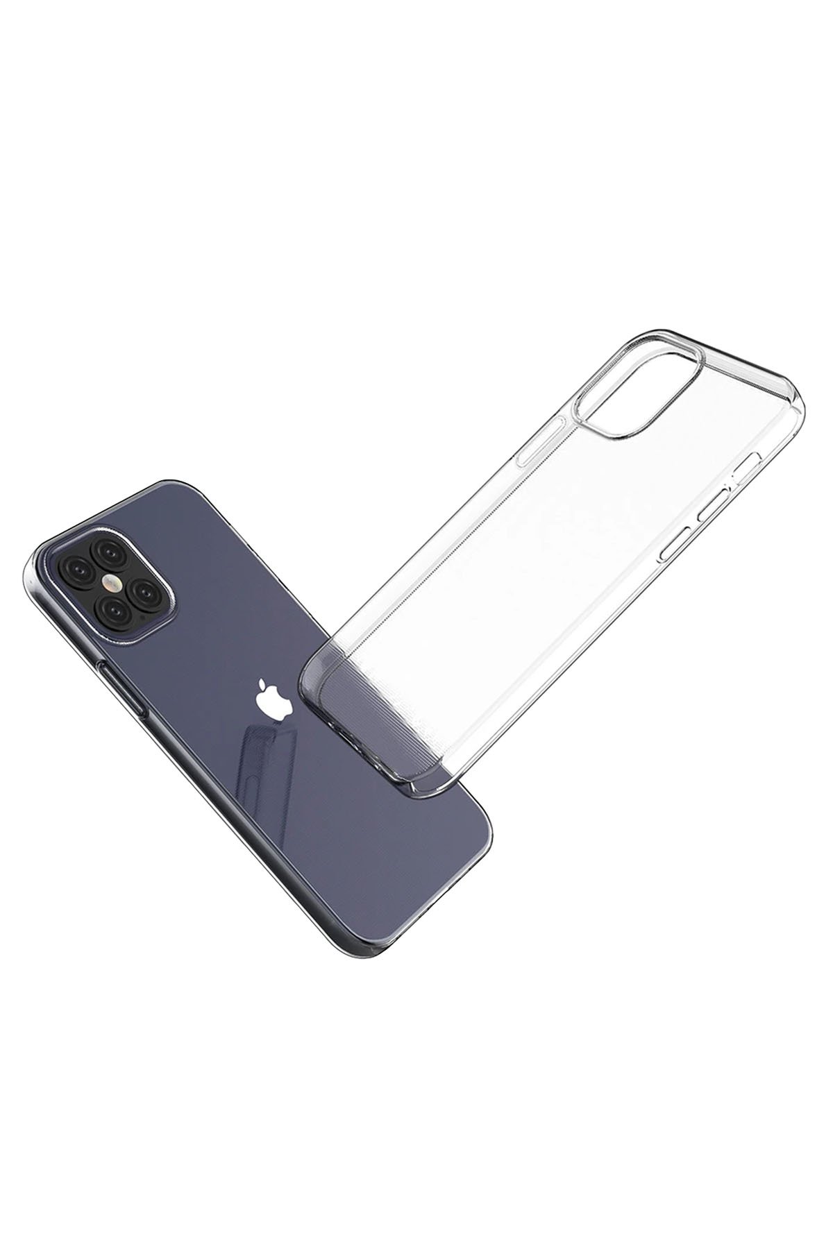 Newface iPhone 12 Pro Max Kılıf Store Silikon - Beyaz