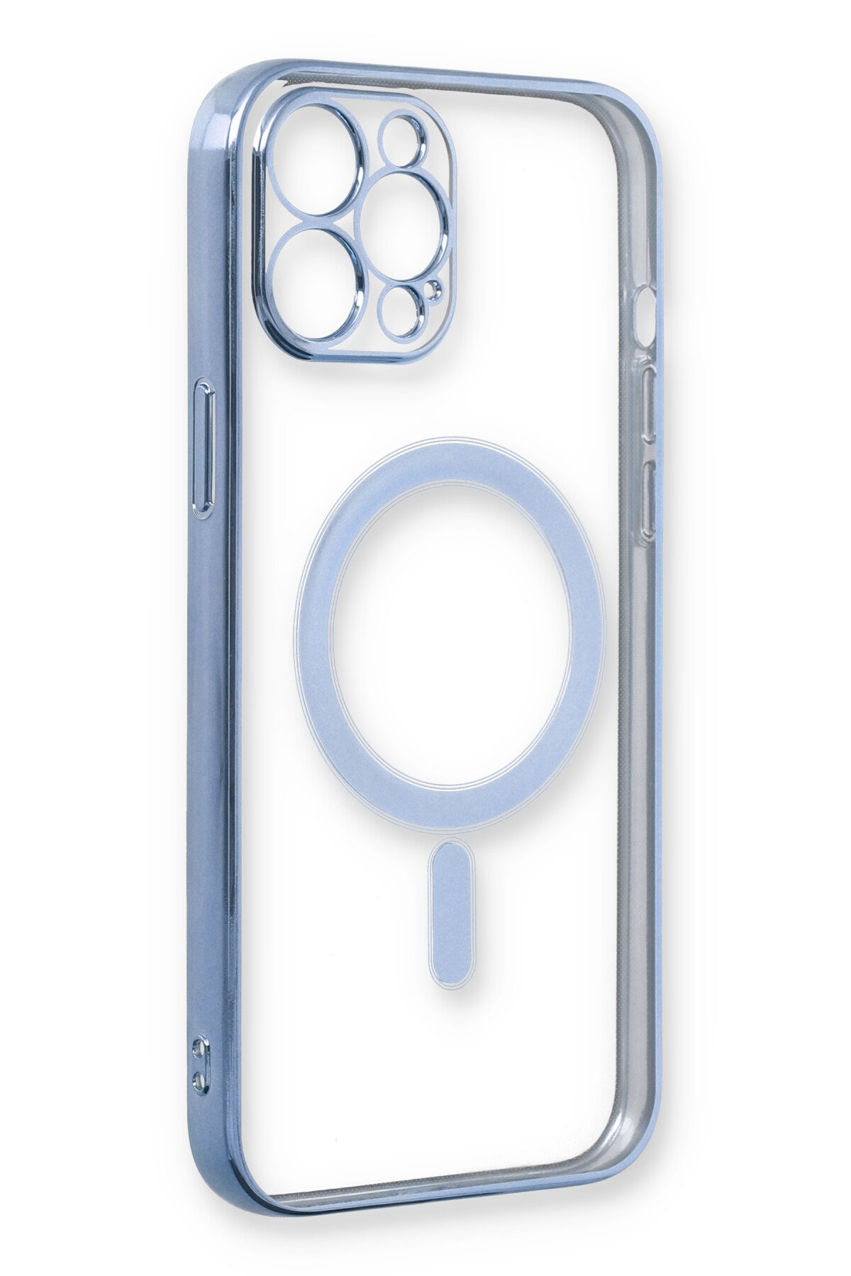 Newface iPhone 12 Pro Max Kılıf Beta Magneticsafe Silikon - Pembe