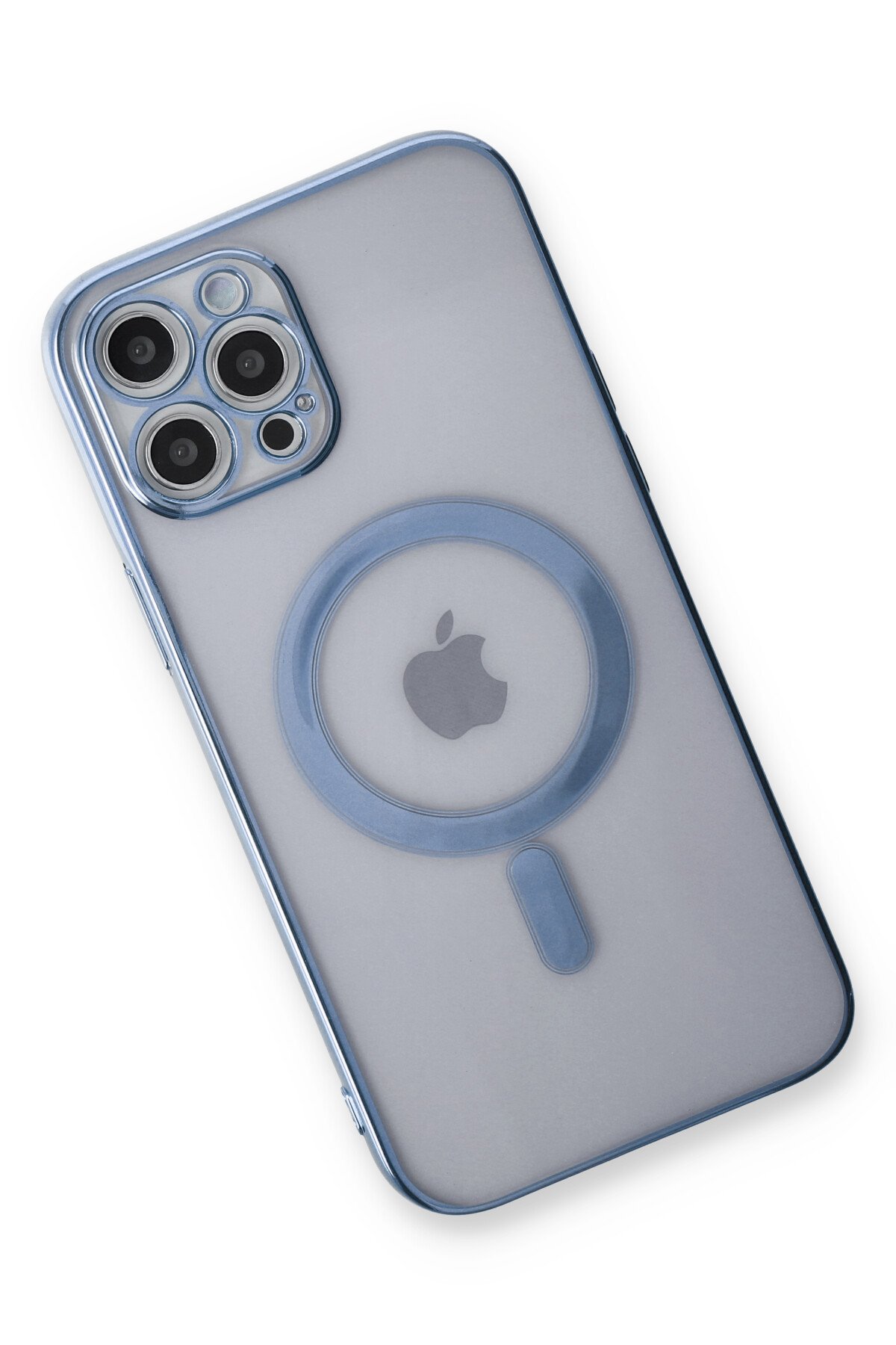 Newface iPhone 12 Pro Max Kılıf Beta Magneticsafe Silikon - Pembe