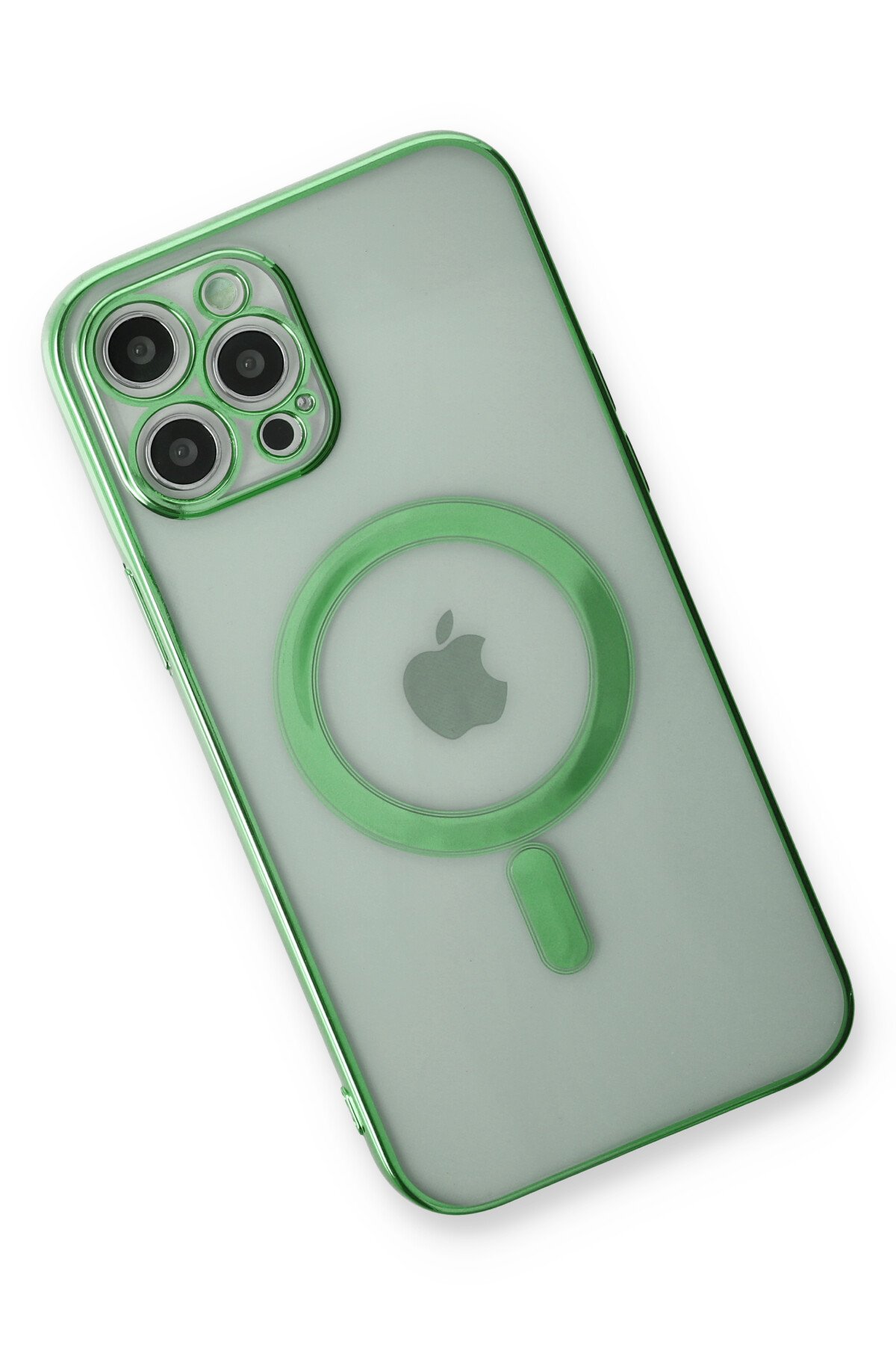 Newface iPhone 12 Pro Max Kılıf Slot Silikon - Mor