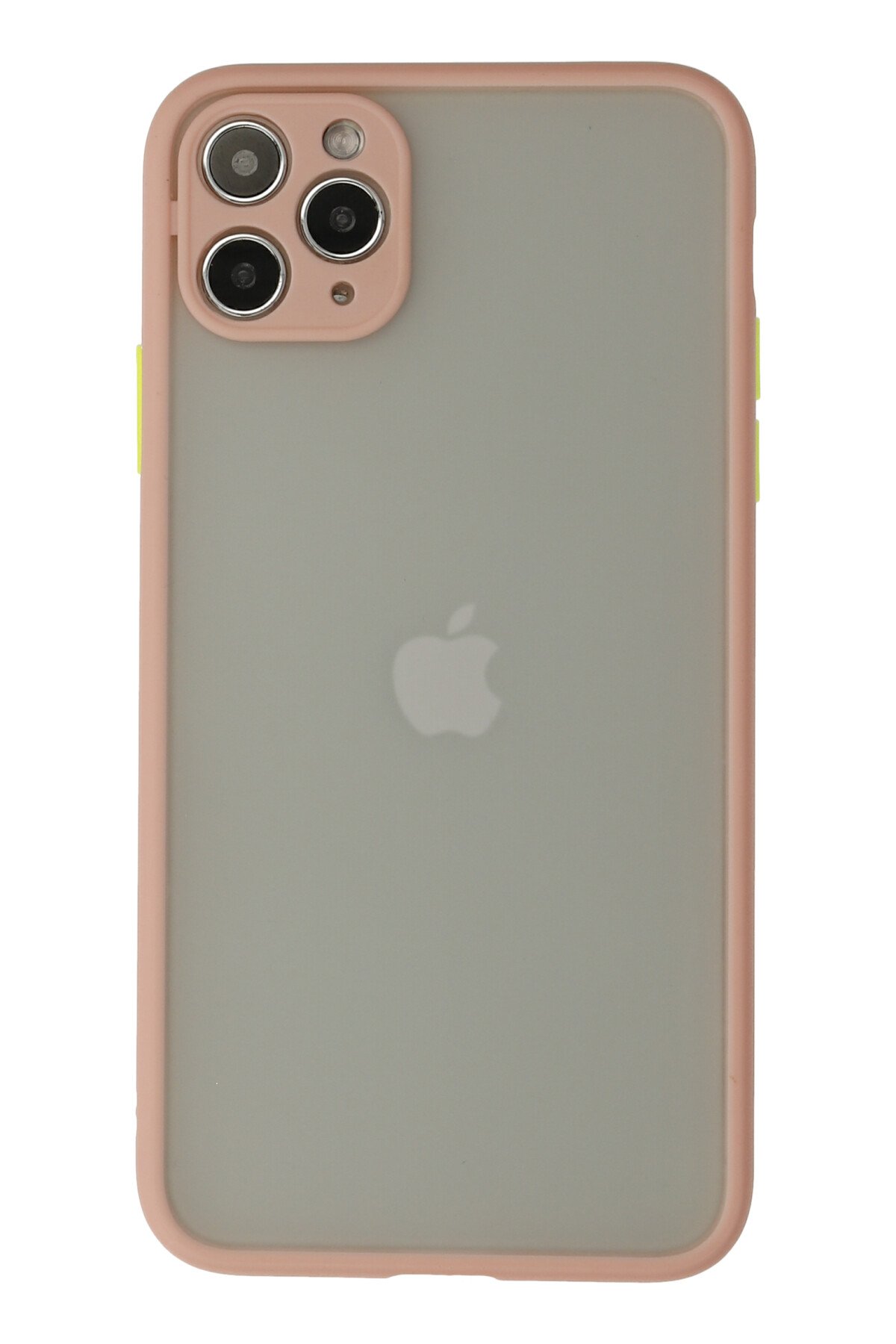 Newface iPhone 12 Pro Max Kılıf Razer Lensli Silikon - Mor