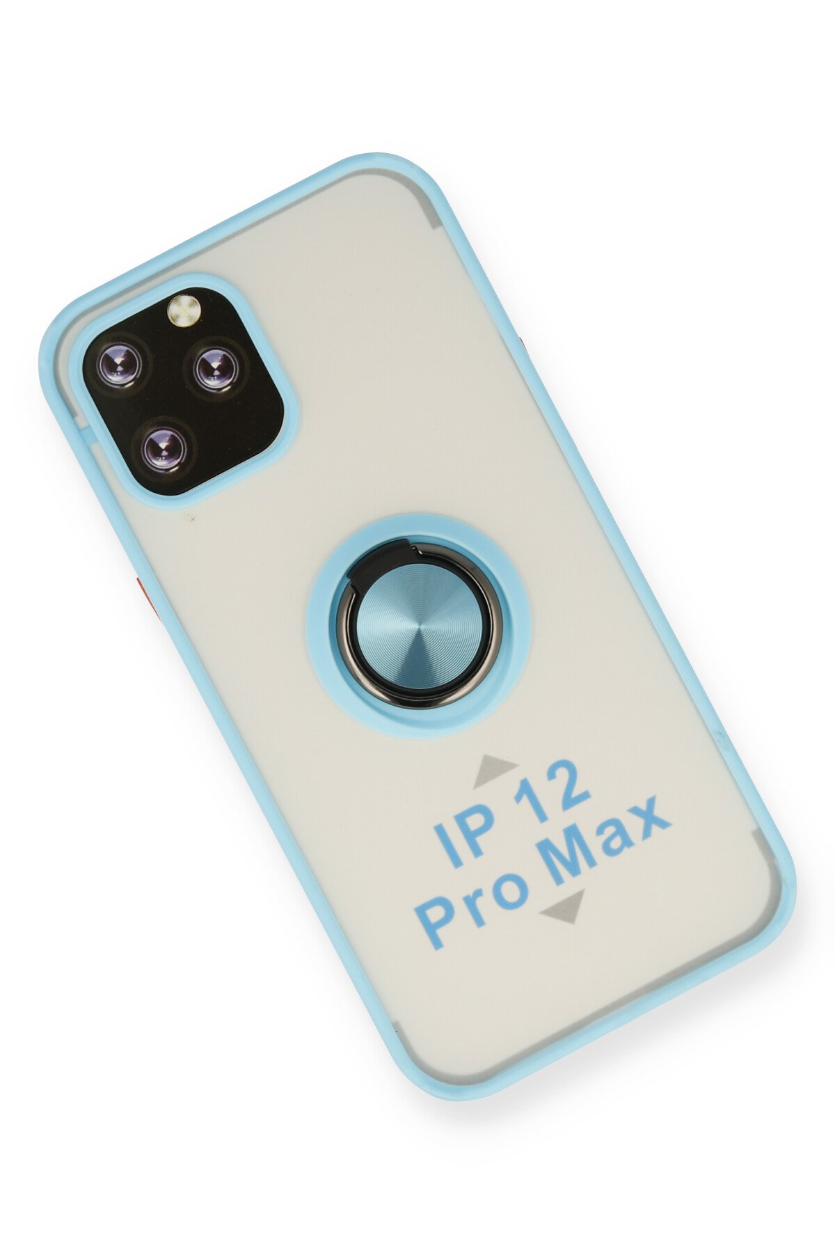 Newface iPhone 12 Pro Max Kılıf Coco Karbon Silikon - Mavi