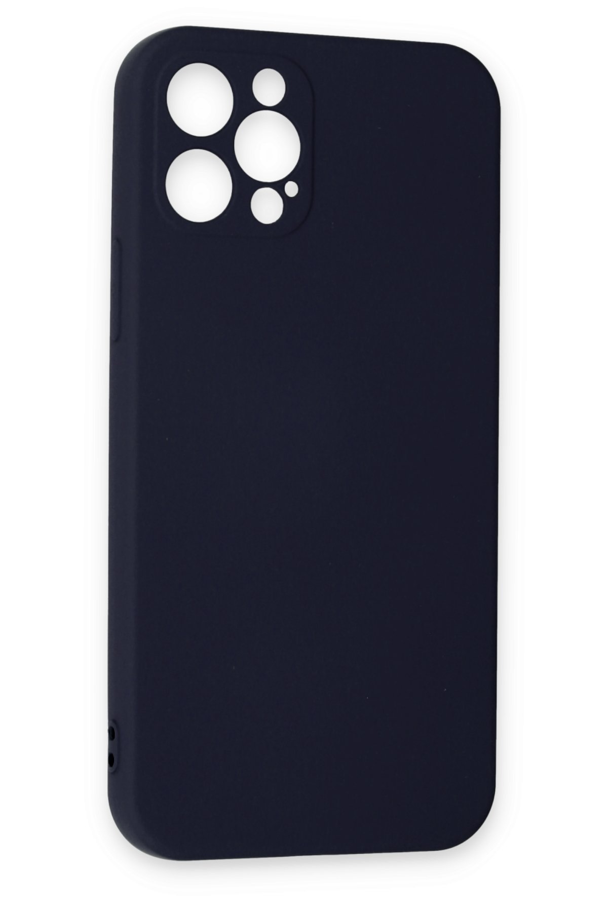 Newface iPhone 12 Pro Max Kılıf Range Yüzüklü Silikon - Siyah-Gold