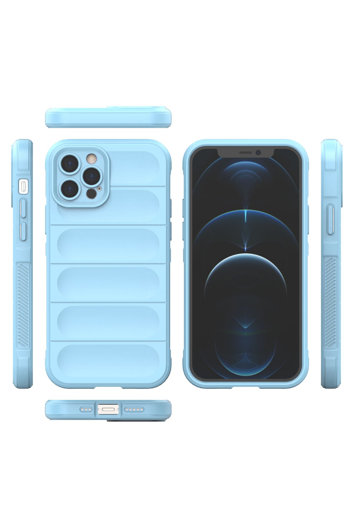 Newface iPhone 12 Pro Max Valdez Metal Kamera Lens - Siyah