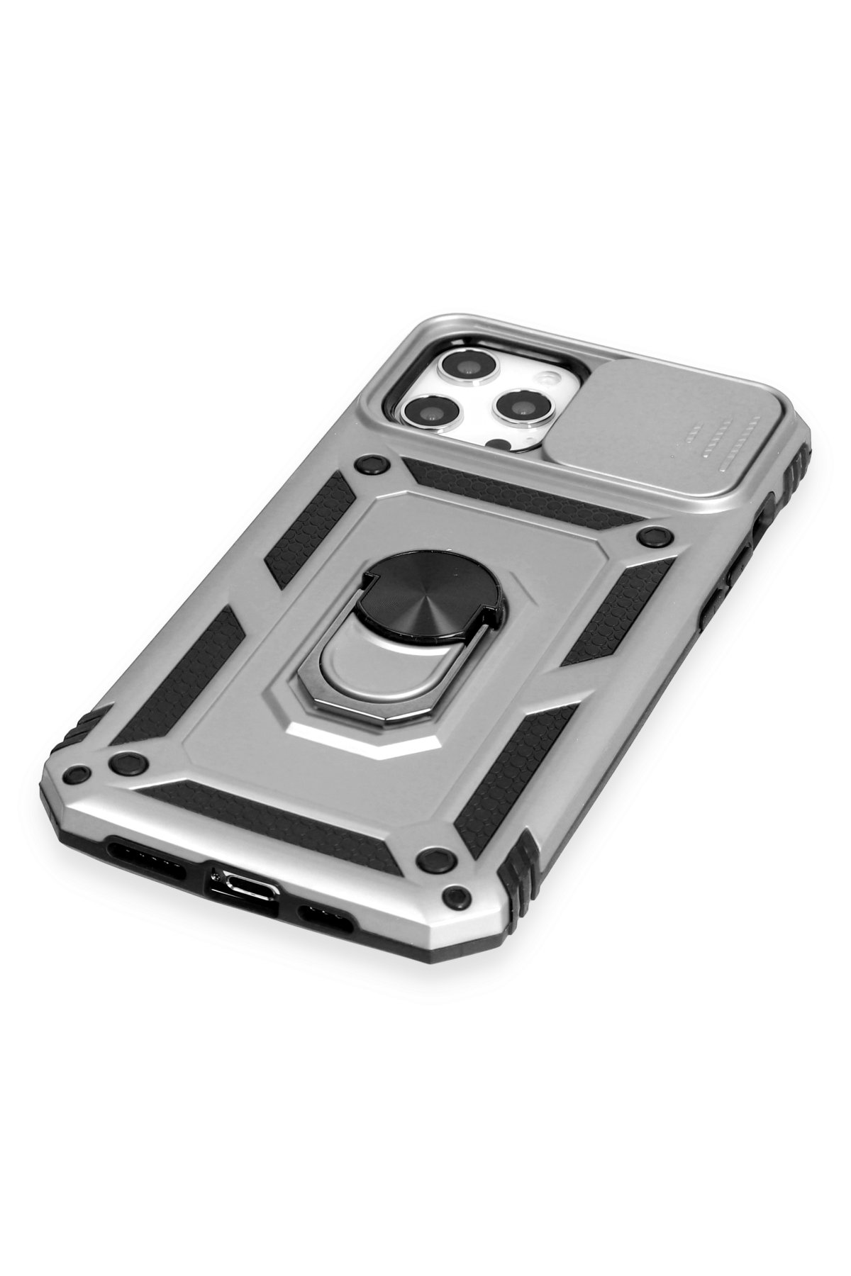 Newface iPhone 12 Pro Max Kılıf Auto Focus Kapak - Kırmızı
