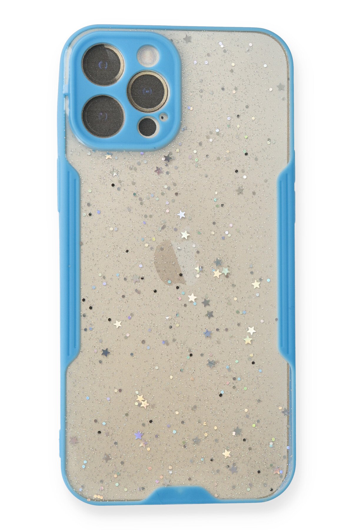 Newface iPhone 12 Pro Max Kılıf Coco Deri Silikon Kapak - Pudra