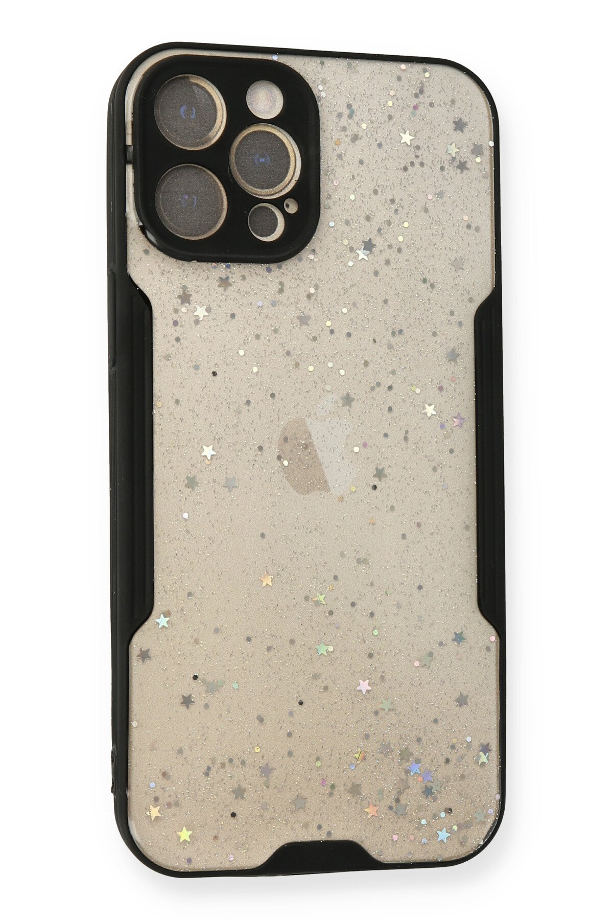 Newface iPhone 12 Pro Max Kılıf Esila Silikon - Siyah