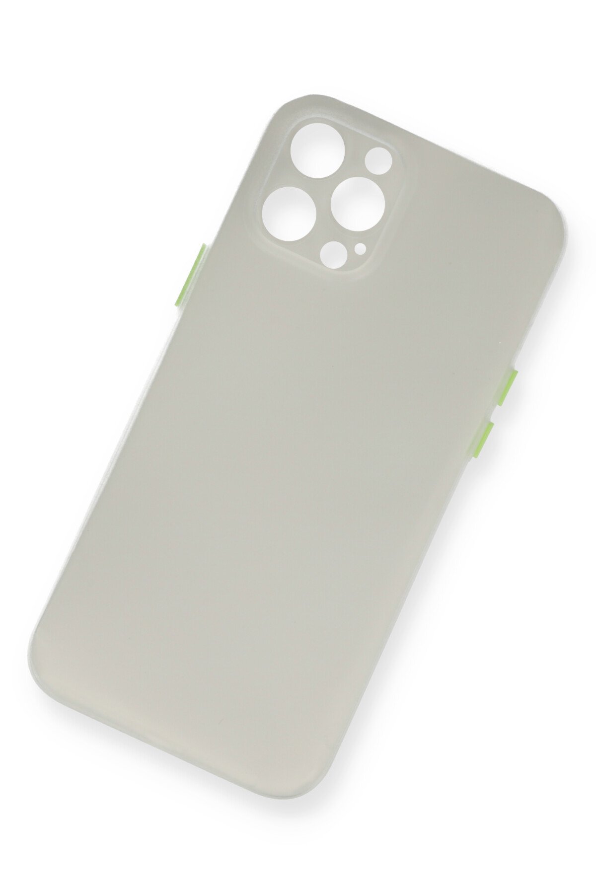 Newface iPhone 12 Pro Max Kılıf Glass Kapak - Koyu Yeşil