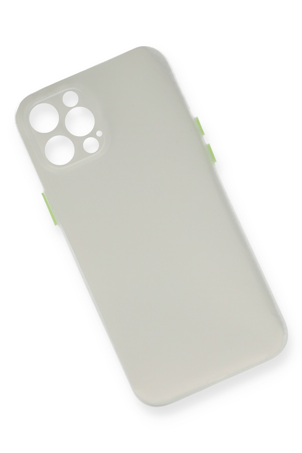 Newface iPhone 12 Pro Max Kılıf Loop Deri Silikon - Yeşil