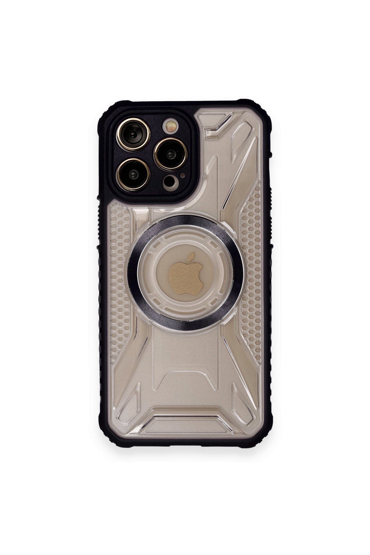 Newface iPhone 12 Pro Max Metal Kamera Lens - Gold