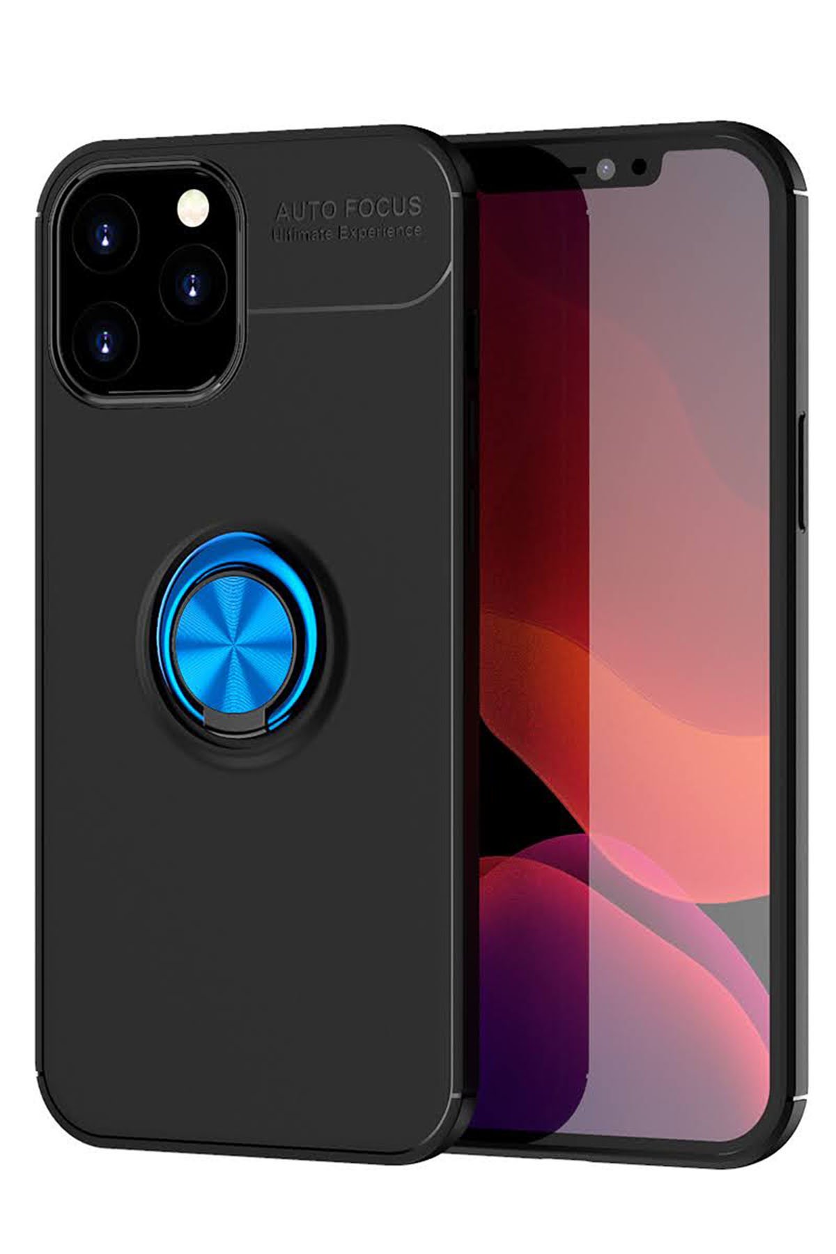 Newface iPhone 12 Pro Max Kılıf Prag Magneticsafe Kapak - Siyah