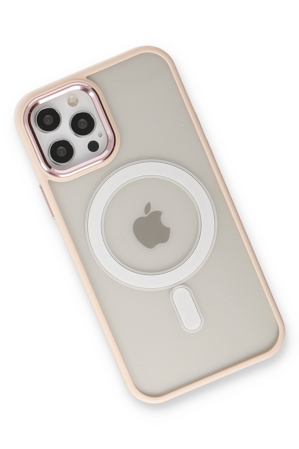 Newface iPhone 12 Pro Max Metal Kamera Lens Koruma Cam - Siyah