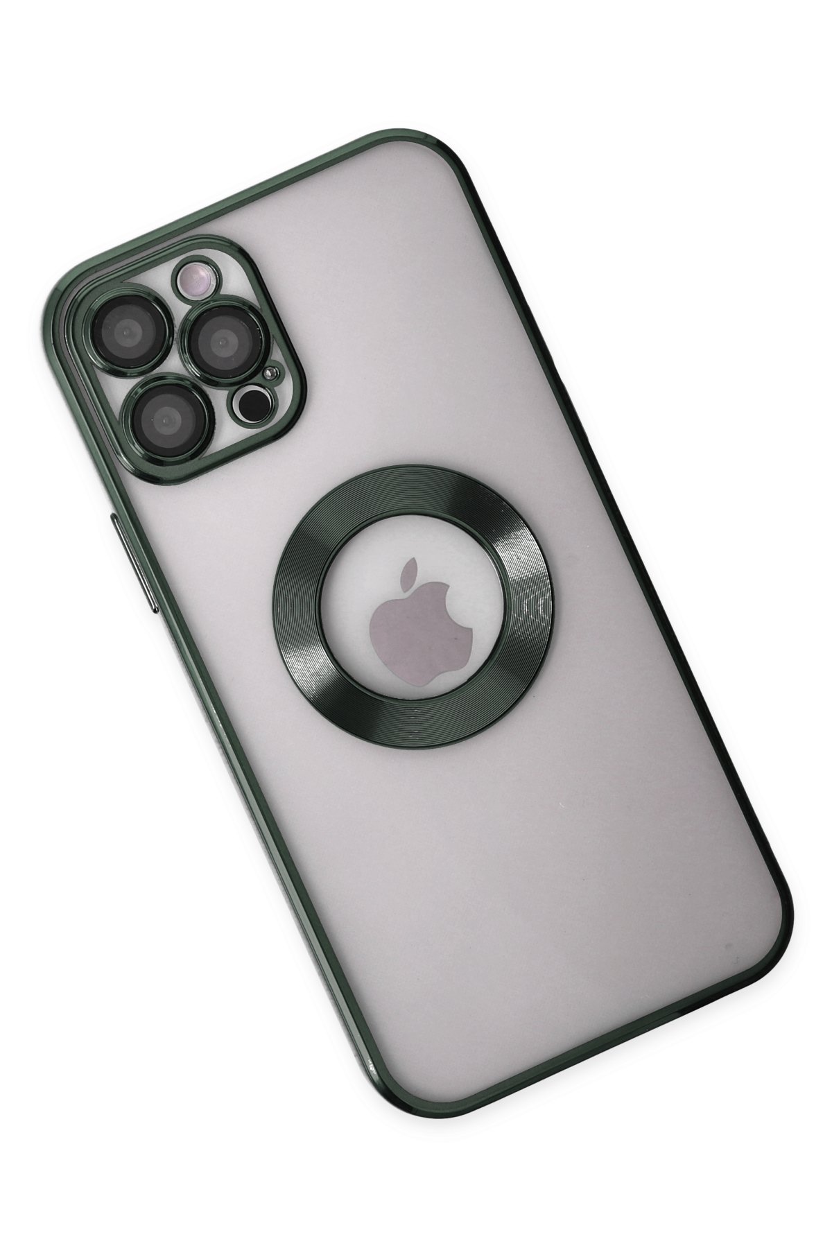 Newface iPhone 12 Pro Max Kılıf Coco Karbon Silikon - Gri