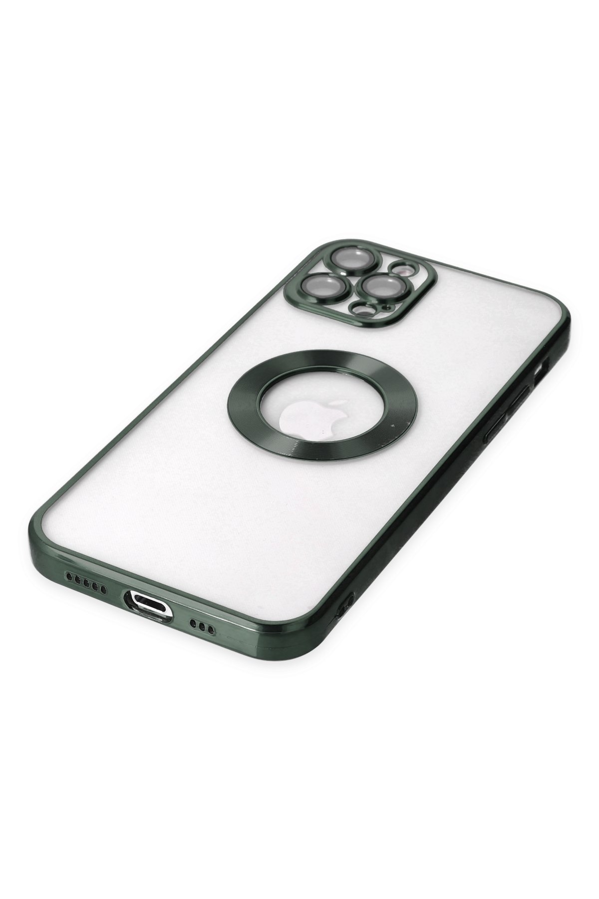 Newface iPhone 12 Pro Max Kılıf Coco Karbon Silikon - Gri