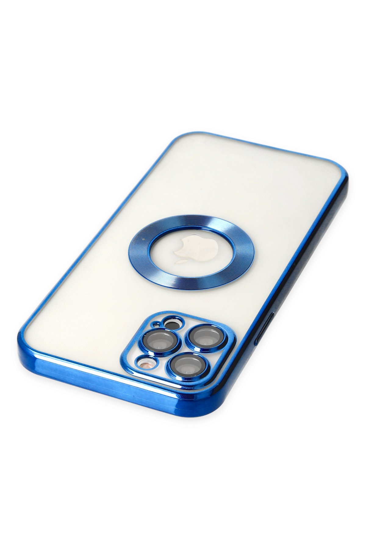 Newface iPhone 12 Pro Max Kılıf Mekanik Magsafe Kapak - Sierra Blue
