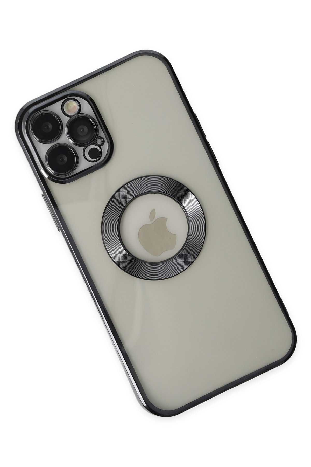 Newface iPhone 12 Pro Max Kılıf Prag Magneticsafe Kapak - Koyu Yeşil