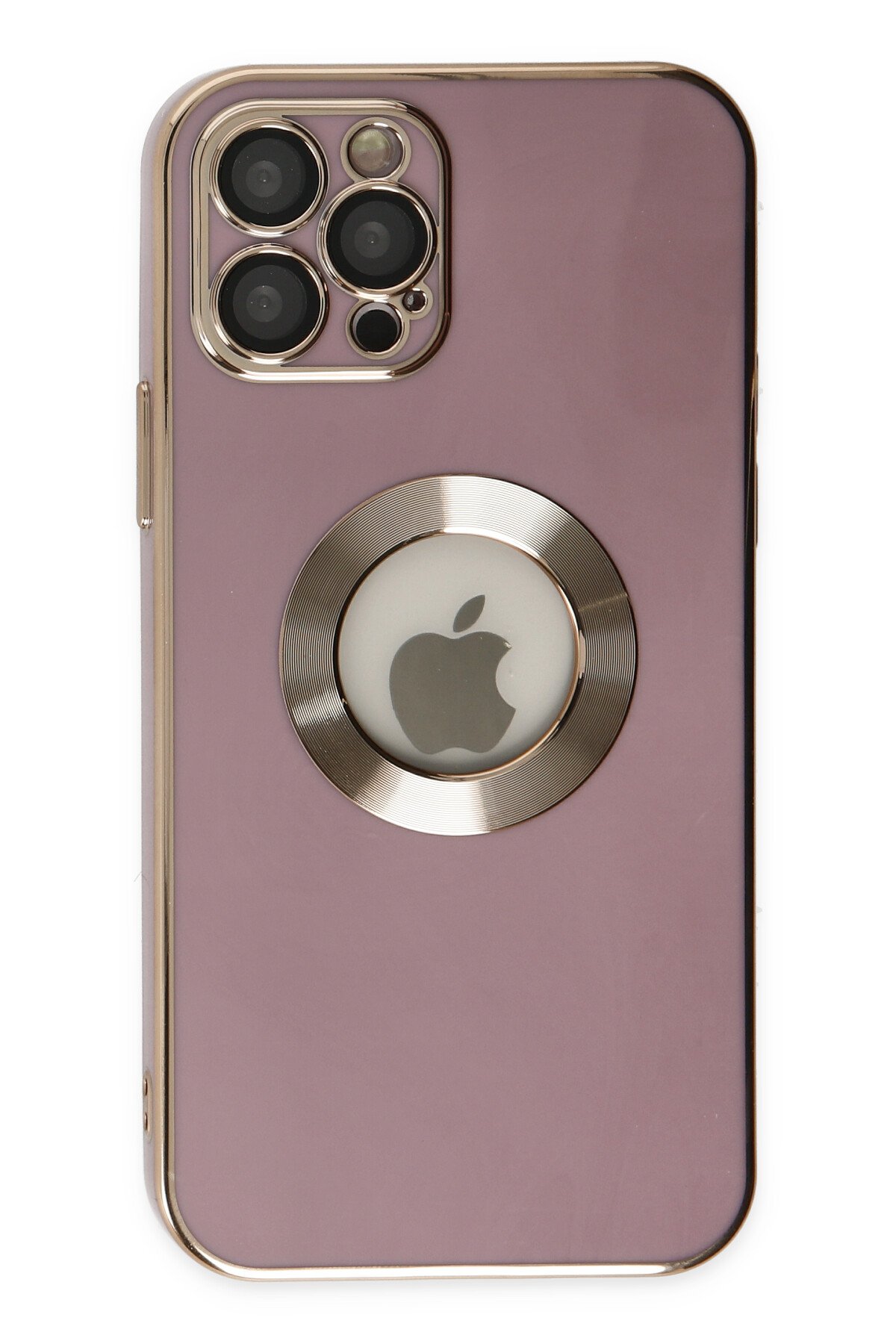 Newface iPhone 12 Pro Max Kılıf Coco Karbon Silikon - Gri