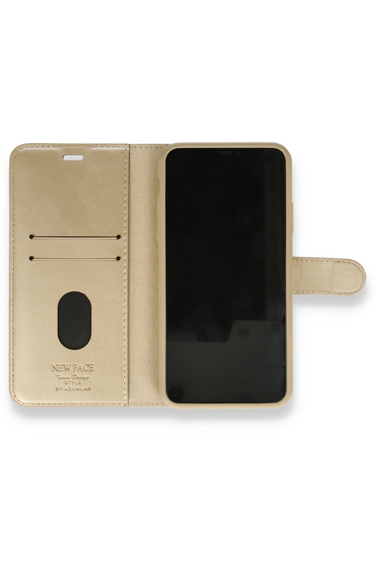 Newface iPhone 12 Pro Max Kılıf Platin Simli Silikon - Kırmızı