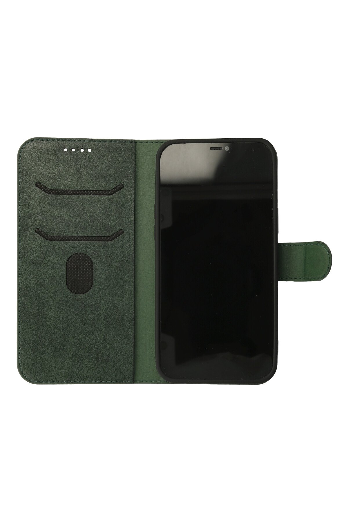 Newface iPhone 12 Pro Max Kılıf Pars Lens Yüzüklü Silikon - Lacivert