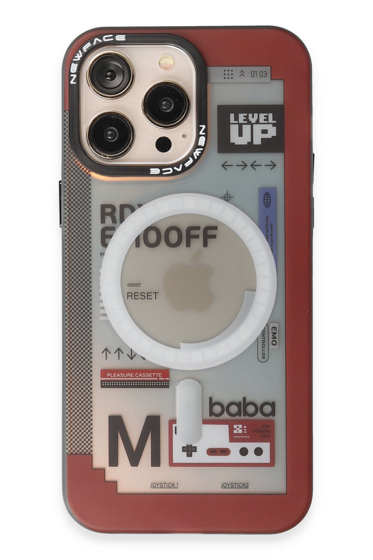 Newface iPhone 12 Pro Max Kılıf Gros Yüzüklü Silikon - Gümüş