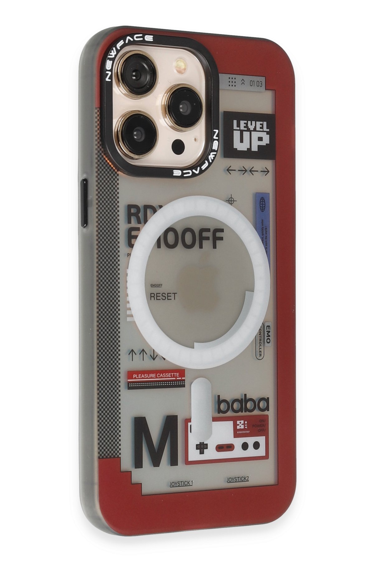 Newface iPhone 12 Pro Max Kılıf Gros Yüzüklü Silikon - Gümüş