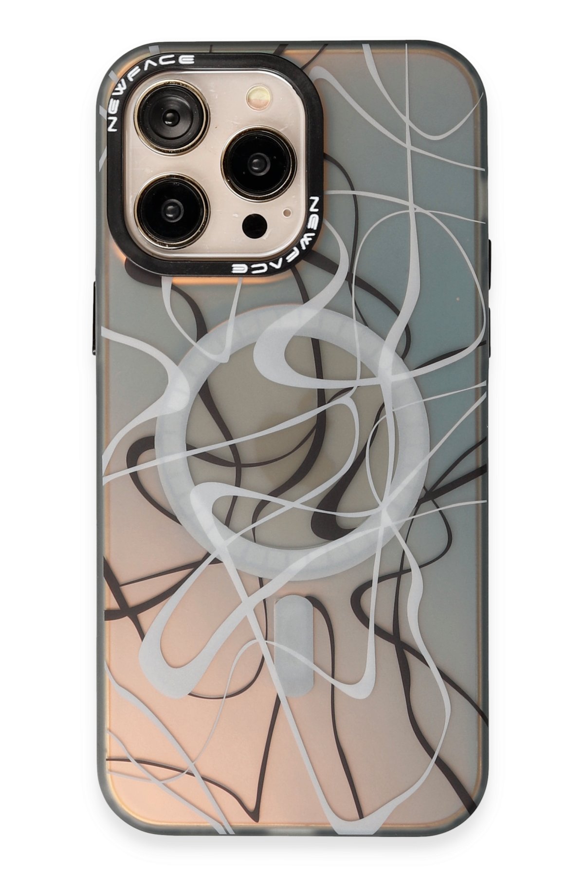 Newface iPhone 12 Pro Max Kılıf Venüs Magneticsafe Desenli Kapak - Venüs - 8