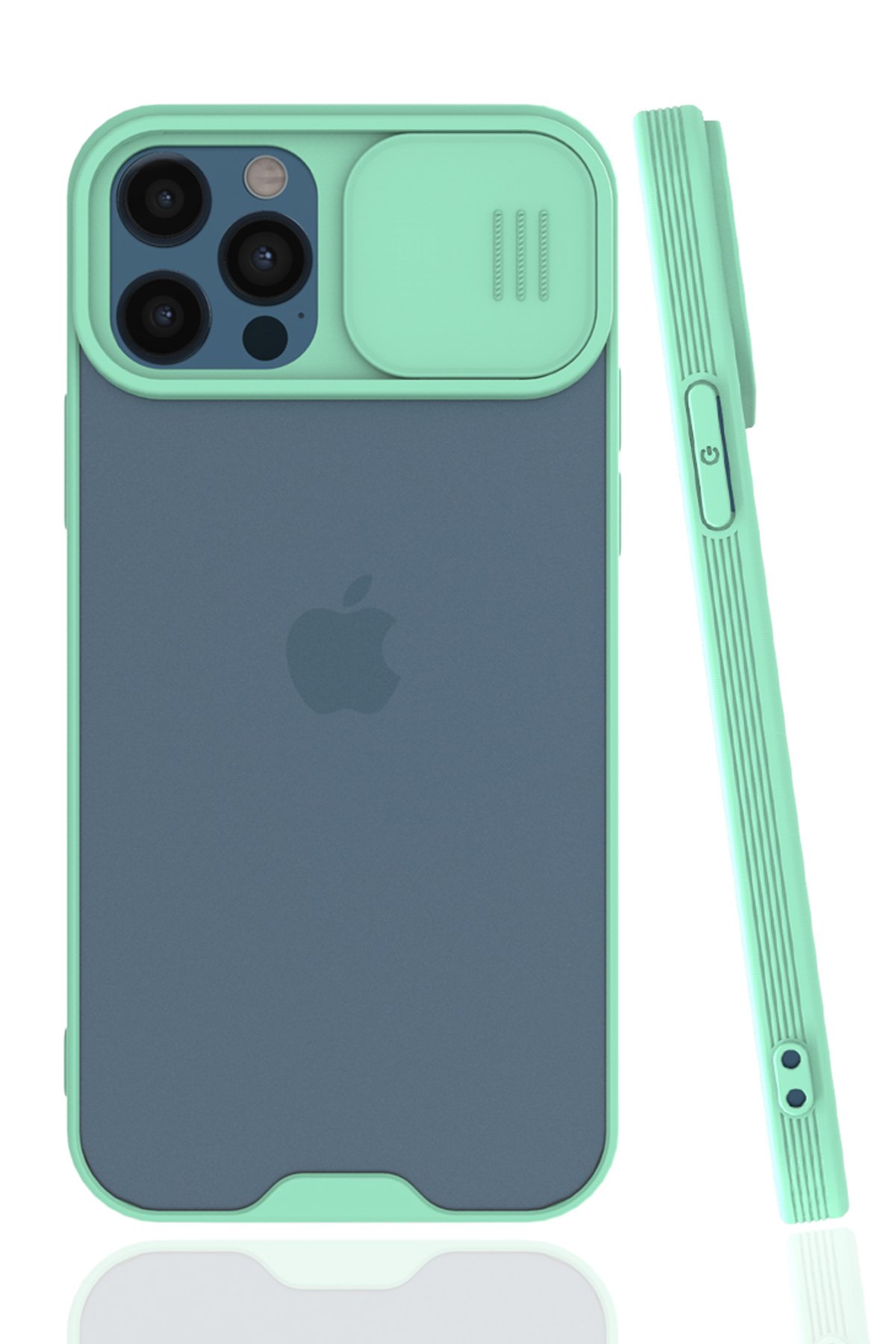 Newface iPhone 12 Pro Max Kılıf Elit Yüzüklü Kapak - Lacivert