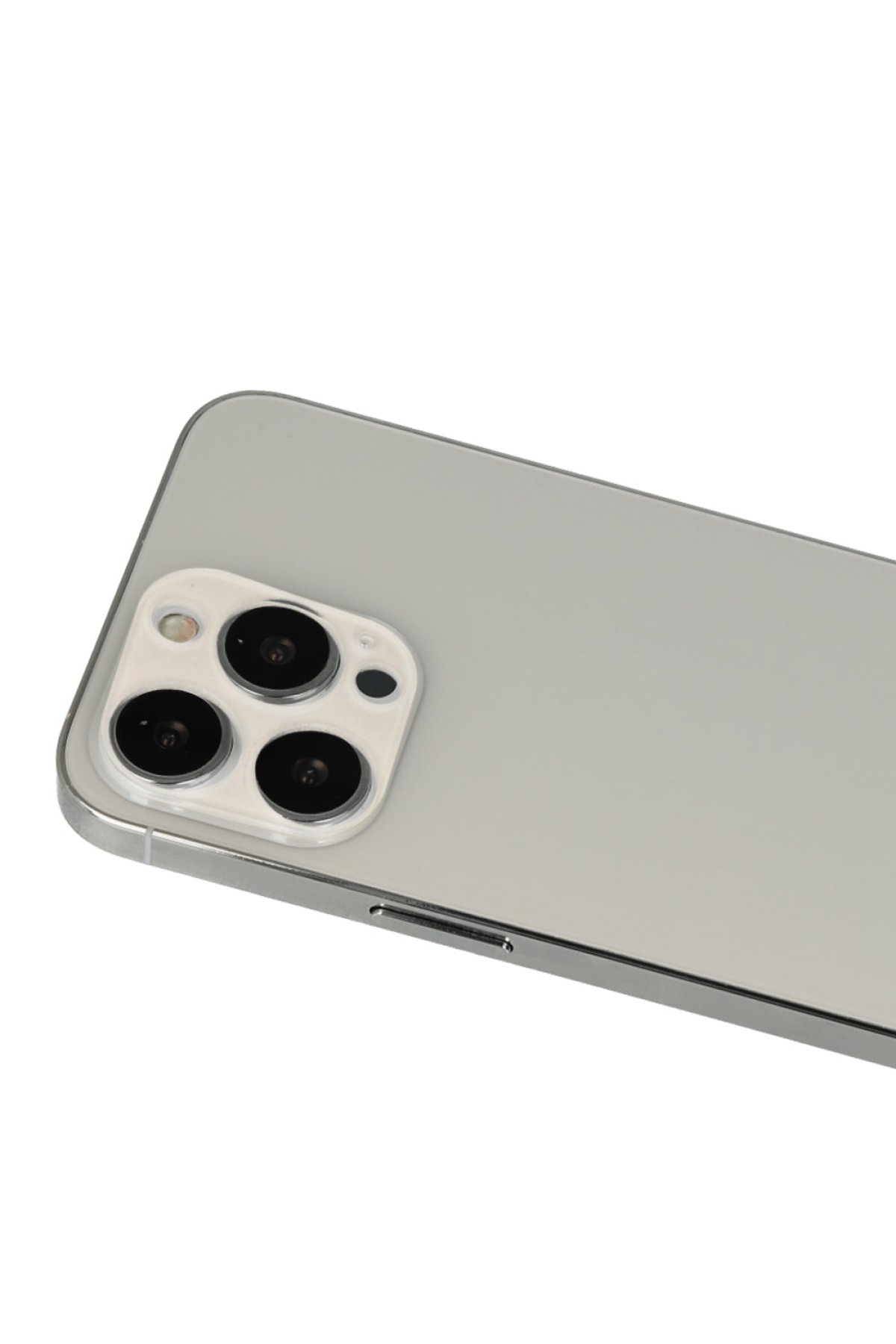 Newface iPhone 12 Pro Max Rainbow Kamera Lens Koruma Cam - Beyaz