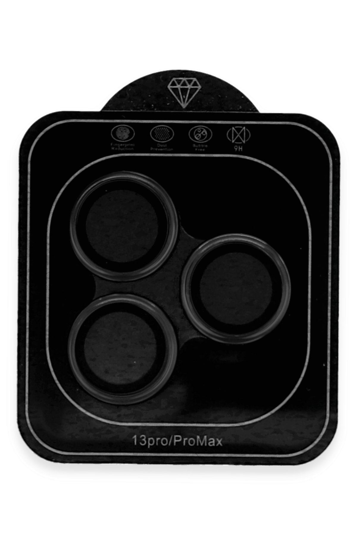 Newface iPhone 12 Pro Max Kılıf Joke Taşlı Silikon - Siyah